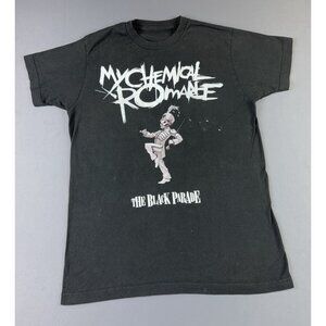 Vintage Y2K My Chemical Romance The Black Parade Band Tee Music Emo Grunge Punk